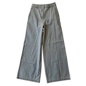 House of Harlow 1960 Wide leg jeans 2 NEW Rhinestone Light blue wash High rise